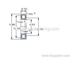 NUP 19/670 ECMA bearing