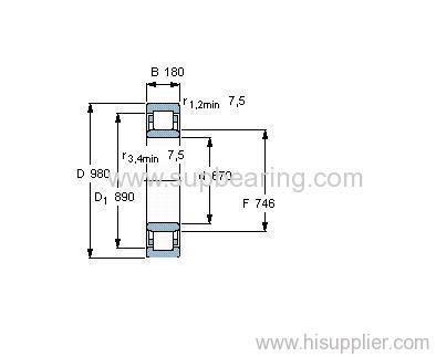 NU 20/670 ECMA bearing