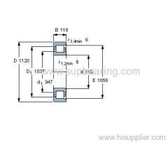 NF 19/850 ECM2P/HA1 bearing