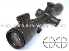 3.5-10x50 illuminated red&green reticle riflescope