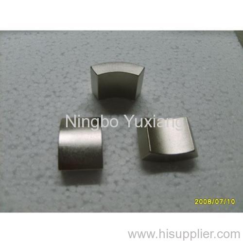 sintered ndfeb arc shape magnet