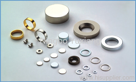 Sintered ring magnet