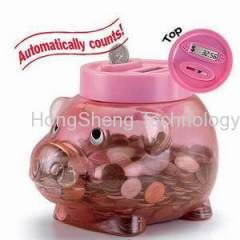 Piggy Coin Counting Jar