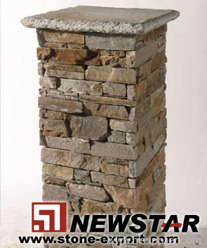 Slate Pillar ,Culture Slate Pillar