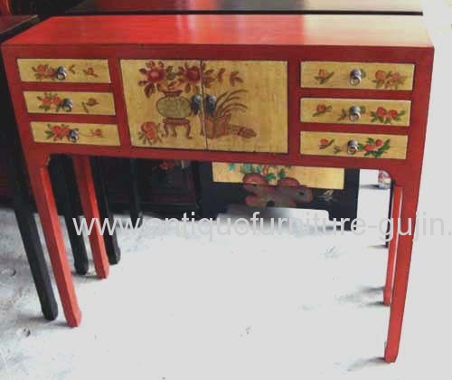 reproduction painting side table