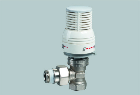 white radiator valve