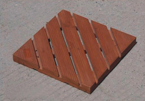 wooden decking