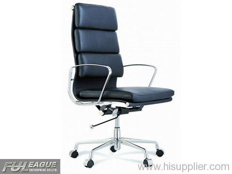 EAMES OFFICE HIGH BACK CHAIR,LEATHER OFFICE CHAIR