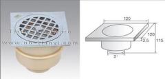 120mm×120mm×3.5mm High-Sealed Anti-Odor Floor Drain