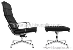 EAMES OFFICE HIGH BACK CHAIR, OTTOMAN CHAIR, MEETING CHAIR, LIVING ROOM CHAIR