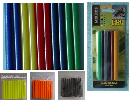 colored glue sticks