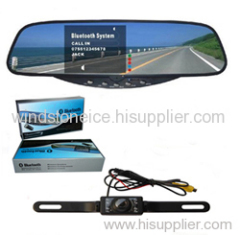 Car Bluetooth Handsfree Rearview Mirror