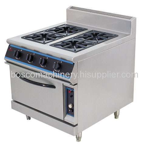 Deluxe 4-Burner Gas Range with Oven