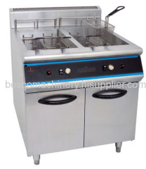 gas deep fryer (double tanks)