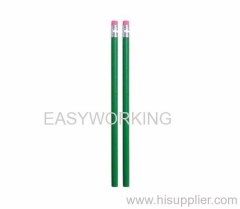 green paper pencil