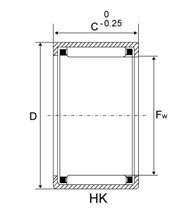 HK Series Needle Roller Bearings