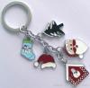 Key Chain with Christmas Charms