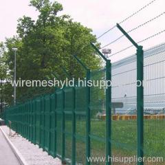 Deep Green PVC Coated Welded Wire Mesh Fence