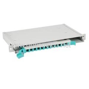 Rack Mounting Enclosure 12 fibers Outdoor Fiber Optic Distribution Cabinet Network Distribution Box