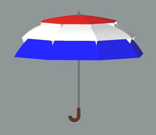 Pagoda MultiVent umbrella (Flag of Netherlands)