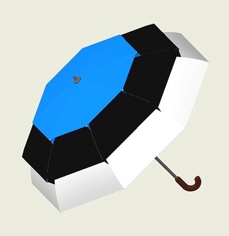 Pagoda MultiVent umbrella (Flag of Estonia)