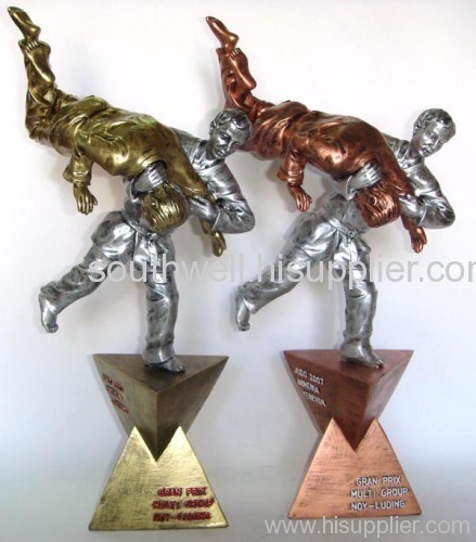 resin wrestling trophy