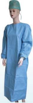 Spunlace Woodpulp Laminated surgical gown