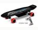 Black electric skateboard