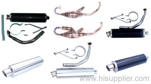 motorcycle ,scooter and dirt bike muffler parts