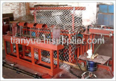 Chain link fence machine