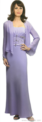 purple evening dresses