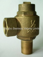 bronze ferrule valve