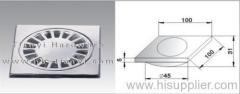 Zinc alloy chrome plated floor drain