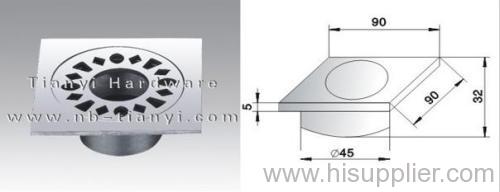 High grade casting stainless steel floor drain