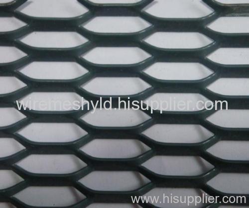 decorative black expanded metal meshes