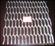 Testudinate expanded wire mesh