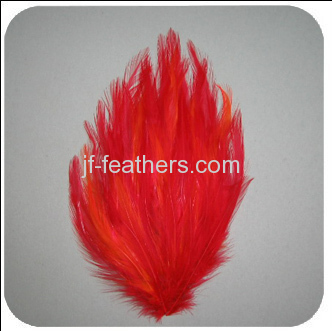 Feather Pad in Bright Red