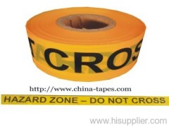 Barricade tape