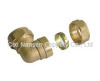 Brass Compression Equal Elbow Fitting for Copper Pipe