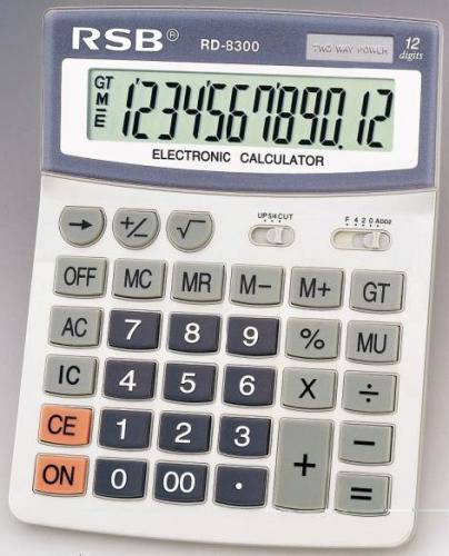 Durable office solar calculator