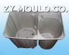 double-tube washing machine mould