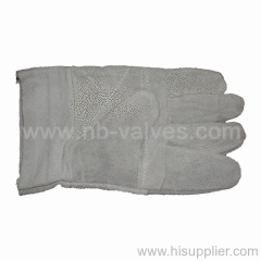 10" grey welding glove