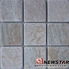 Slate paver mats,meshed slate