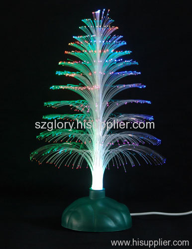 USB 7 color fountain fiber x'mas tree