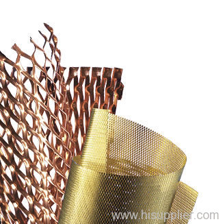 Decoration Copper Expanded metal Mesh