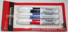 Dry erase marker fine tip