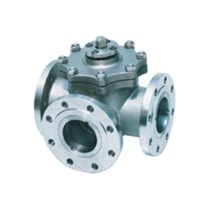 Metal to metal sealethree way ball valve