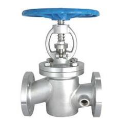 y type jacket vacuum globe valve