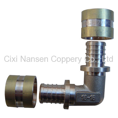copper press elbow fitting