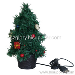 USB PVC x'mas tree with red LED light